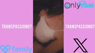 Trans hotty being a little teaser