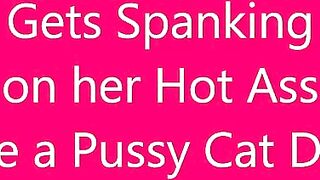 Anouk Shemale Whore gets her Sexy Booty Spanked like a Vagina Cat Doll