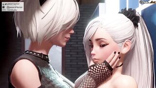 2B gives particular 9S training