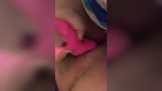 Bang and suck toy on my ftm junk making me cum like a vice clutch