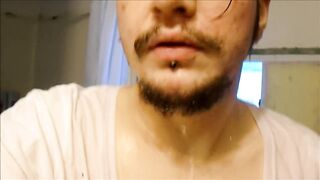 Smally Titty FtM Trans Man Soaked T-shirt
