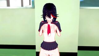  RYUKO BANGS FUTANARI MAKO AT SCHOOL