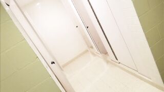 (Audio Merely) Trans Angel Takes 9 Inch Toy in College Dorm Showers