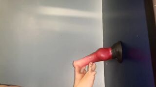 Profile sex-toy footjob