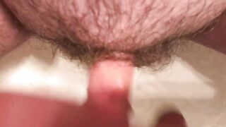 Greater quantity MTF manpussy twat rubbing with climax and cum