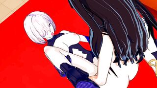 Fate/Grand Order - Futa Ishtar Bangs Mash Kyrielight CG Manga