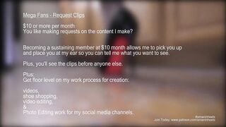 amaninheels - Patreon Tiers