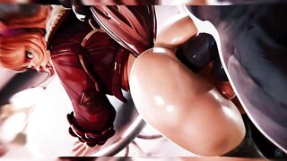 Marvel Rivals & Overwatch Anal + Riding Futanari compilation┃CG Animation┃4k