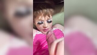 Femboyshow facial compilation