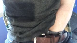 Jacking off at work- Public masturbation