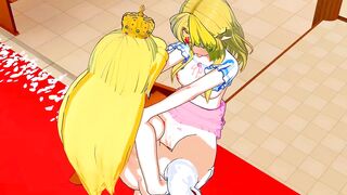 Zelda Sucks and Titfucks Peach's Shemale hentai Ramrod (CG Comics)