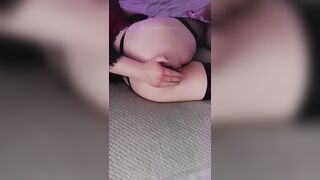 Femboy Lumen Stuffs Booty with Large Plug