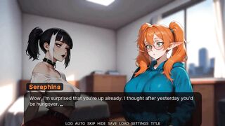 Seraphina's Life: Shemale hentai Elf and Her Hot Female Roommate - Movie 4