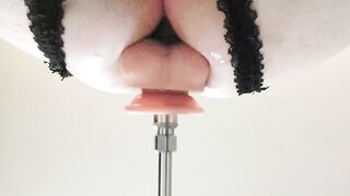 Femboy Lumen Drilled by Machine until Sissygasm in Cage