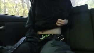 ftm can't resist a loud whimpering climax in the woods