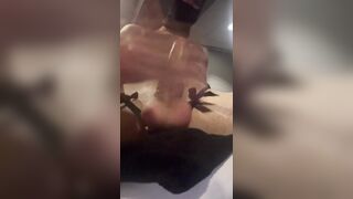 Femboy edges large penis