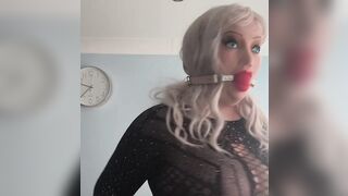 Jennifer West is gagged and masked - come and play?