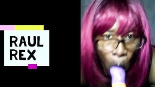 Cum Eating Femboi gives a Soaked Sloppy Oral job