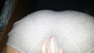 Shaking, Fingering, Drubbing, and Ass drilling Butt Whilst Begging For Dad