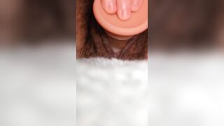 Sluggishly Banging My Creamy FTM Twat With My Fave Sex tool