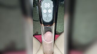 Pumping the cum without my Whiteboi Sissy Clitoris - Will u lick it all up ? For BNWO BBC Sissy Love button Fans and Cumdump Cuckold Slaves - Draining Cum