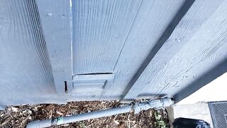 FTM Spraying Pee Against My Abode