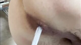 sissy snatch training: 1st time squirting