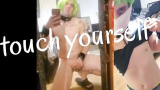 Sissy doxy cd crossdresser femboy omneve solo boy anal sextoy play yielding trans transsexual ladyboy