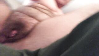 Trans chap plays with his booty