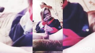 Hattabi4ik Cute Trap Self Urinate And Creampie Spunk flow (Gold Rain, Pissing)