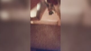 Sissy Bunny with Bubble Booty Hops on Sextoy