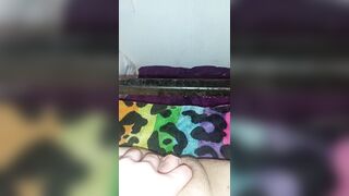 Excited Pissing in my Closet