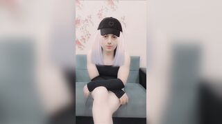 Youthful Princess Transsexual Model Cosplayer