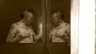 Dancing With Himself, Trans Stud Erotic In nature's garb Mirror Dancing