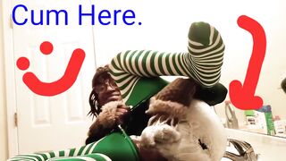 Joy Times with Hawt Crossdresser Putting Whipped Cream on Her BBC