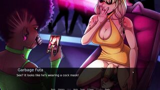 Futanari Slaver World - Having sex on the bar (two)