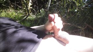 Masturbating in Nature
