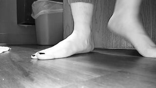 Foot Worship Lengthy Slim Arched Feet, FTM
