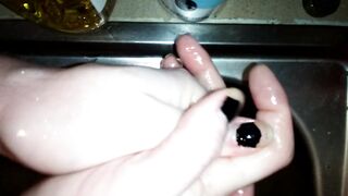 Hand Fetish Trans Chap With Large Hands Olive Oil Massage