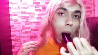 deepthroat saliva session with tender jade