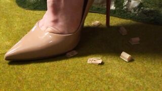 Unaware Giantess Steps On Petite Village