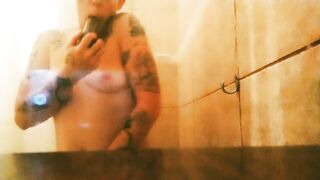 FTM BBC Shower Oral-job POV Eye Contact