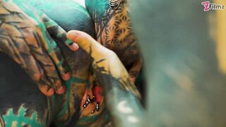 Tattooed Trans and Rock Gal Hawt Toy Play