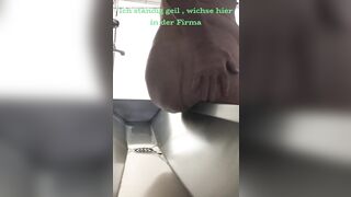 Wanking in the baths, public