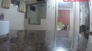 Sexy Beauty with Large Butt Screws Sexy with Gifted at Motel