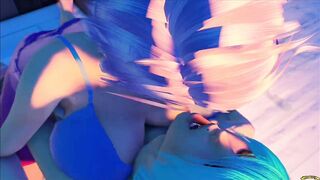 Morning magnificence - Shemale hentai animation 4K