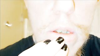 Solo FTM Close Up Eyes, Lips, Large Clitoris, Large Booty