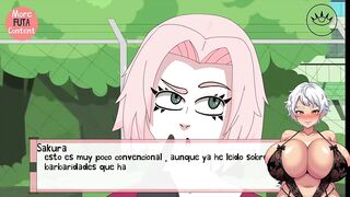 FUTANARI ALERT. Tsunadela Shows Sakura the World's Hottest Ninja transformation chapter 1