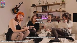 2 Trans Hotties and a Cis Cutie Pegging Me With Giant Anal Dildos