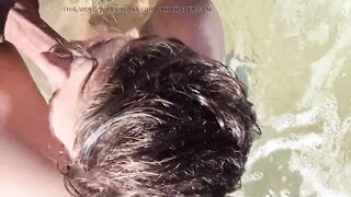 Blow job and Facial in the Jacuzzi